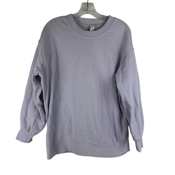 Lululemon Perfectly Oversized Crew Sweatshirt Lavender Dew Size 4 - Picture 2 of 7